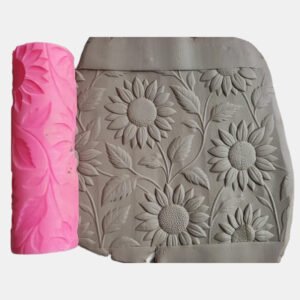 Rollo Texturizador Flores 10