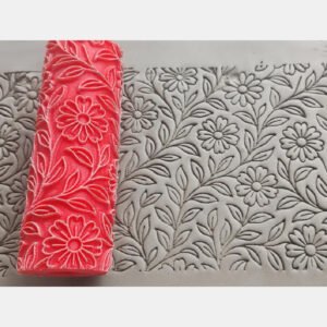 Rollo Texturizador Flores 7